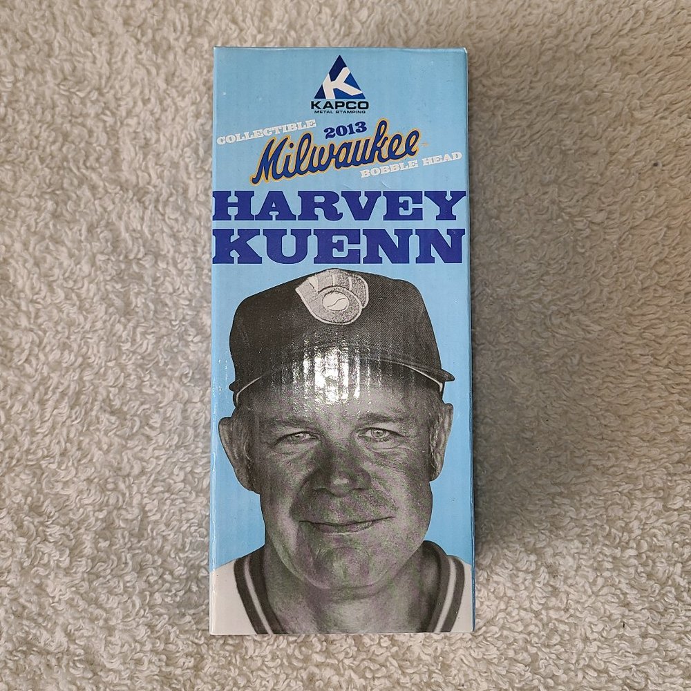 Kapco Harvey Kuehn Collectible Milwaukee Brewers Bobble Head 2013